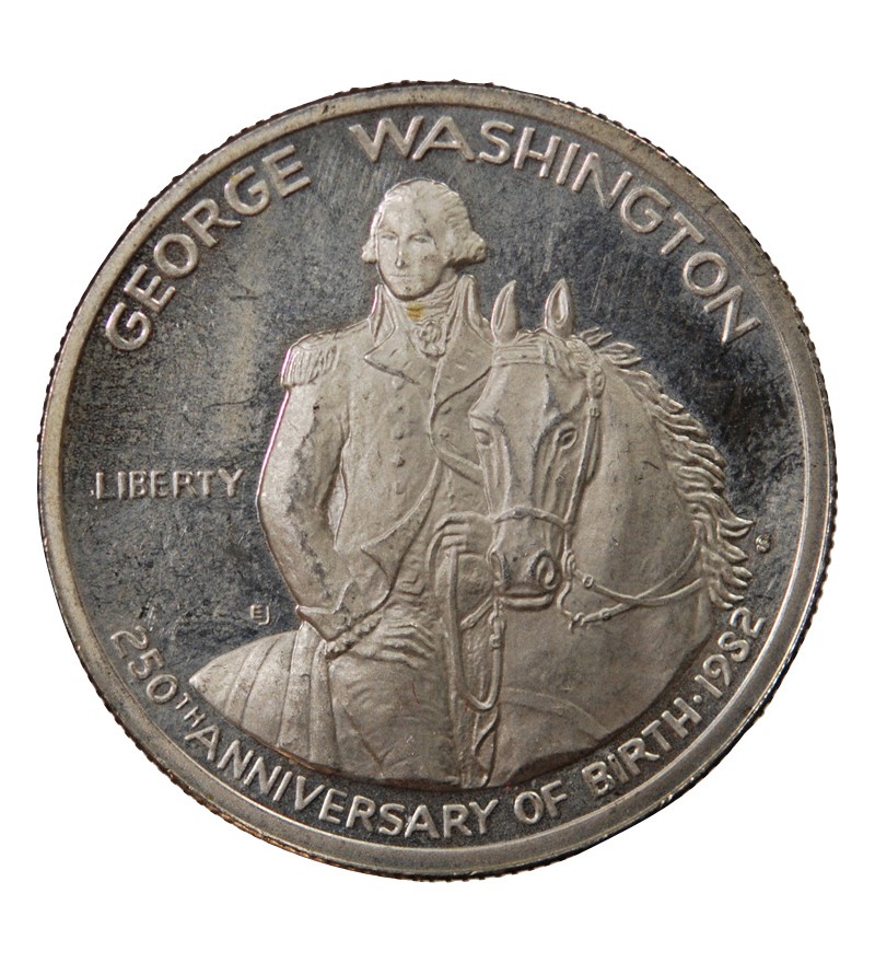 USA, GEORGES WASHINGTON - 1/2 DOLLAR ARGENT 1982 S SAN FRANCISCO
