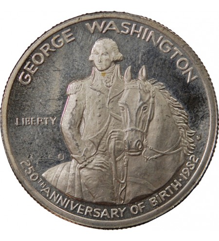 USA, GEORGES WASHINGTON - 1/2 DOLLAR ARGENT 1982 S SAN FRANCISCO