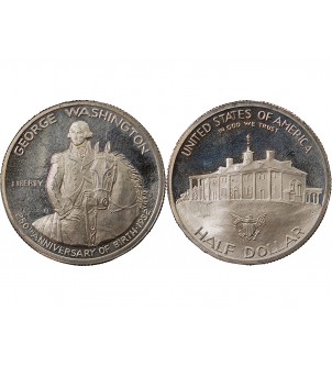 USA, GEORGES WASHINGTON - 1/2 DOLLAR ARGENT 1982 S SAN FRANCISCO 2