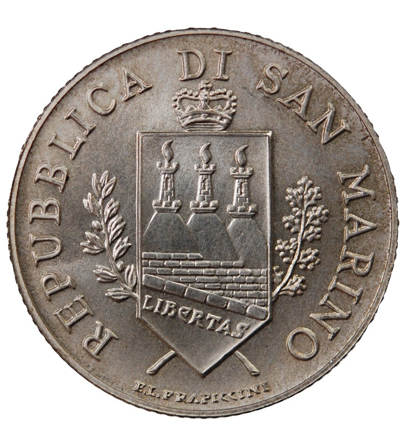 SAINT-MARIN, BARTOLOMEO BORGHESE - 5 EUROS ARGENT 2004