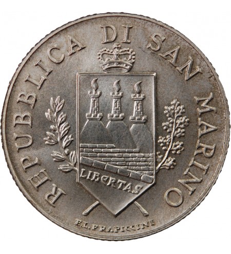 SAINT-MARIN, BARTOLOMEO BORGHESE - 5 EUROS ARGENT 2004