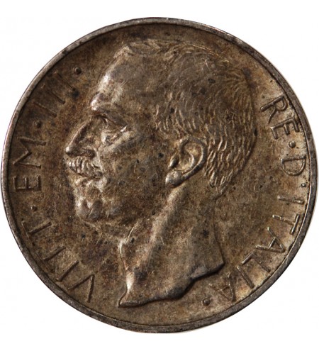 ITALIE, VICTOR-EMMANUEL III - 10 LIRE ARGENT 1927 R ROME