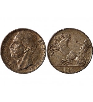 ITALIE, VICTOR-EMMANUEL III - 10 LIRE ARGENT 1927 R ROME 2