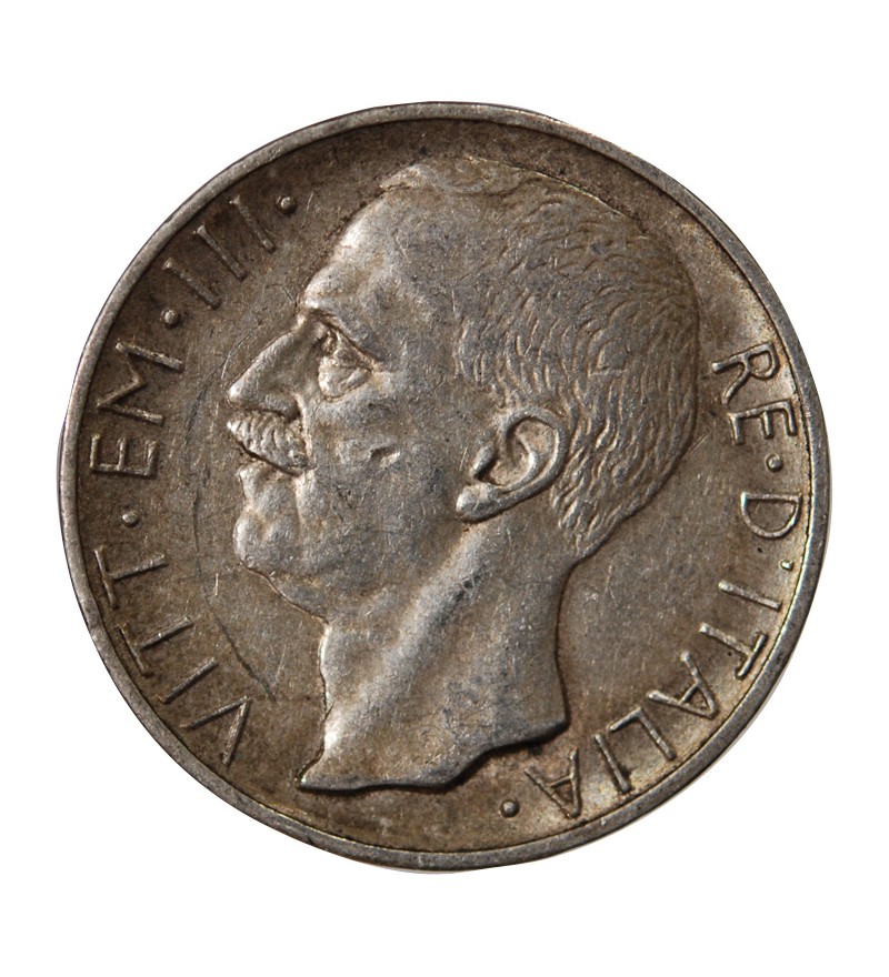 ITALIE, VICTOR-EMMANUEL III - 10 LIRE ARGENT 1927 R ROME