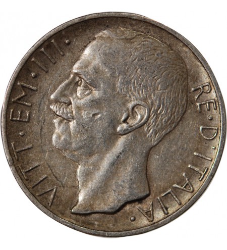 ITALIE, VICTOR-EMMANUEL III - 10 LIRE ARGENT 1927 R ROME