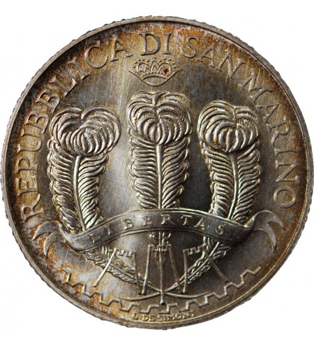 SAINT-MARIN, LUTTE CONTRE LES DISCRIMINATIONS - 5 EUROS ARGENT 2007