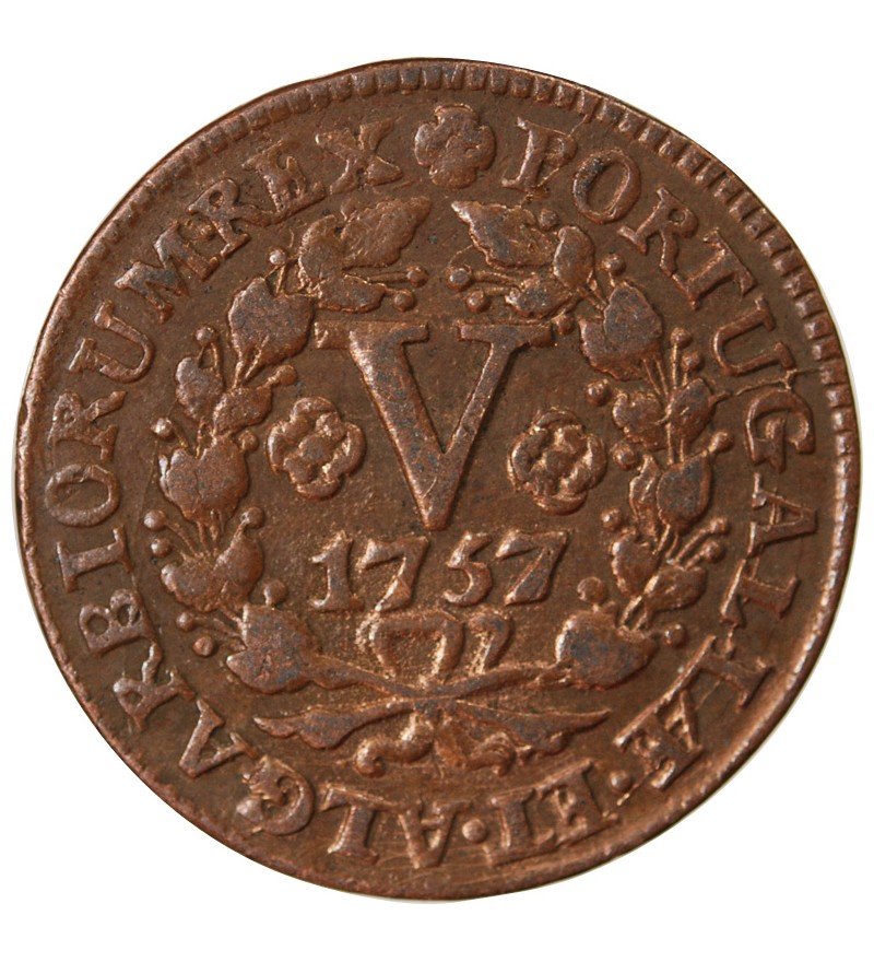 PORTUGAL, JOSEPH Ier - 5 REIS 1757