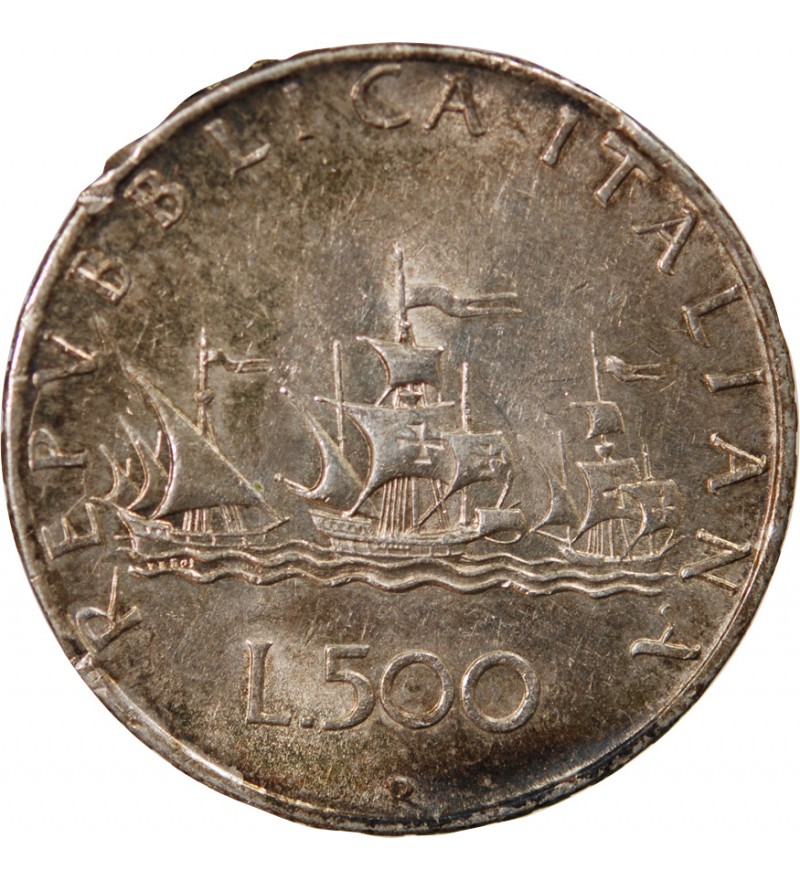 ITALIE - 500 LIRE ARGENT 1959 R ROME