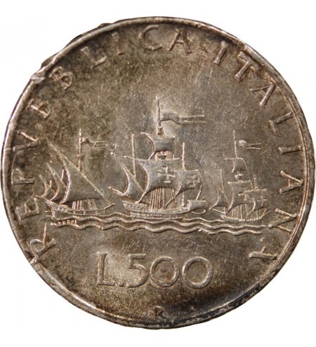 ITALIE - 500 LIRE ARGENT 1959 R ROME