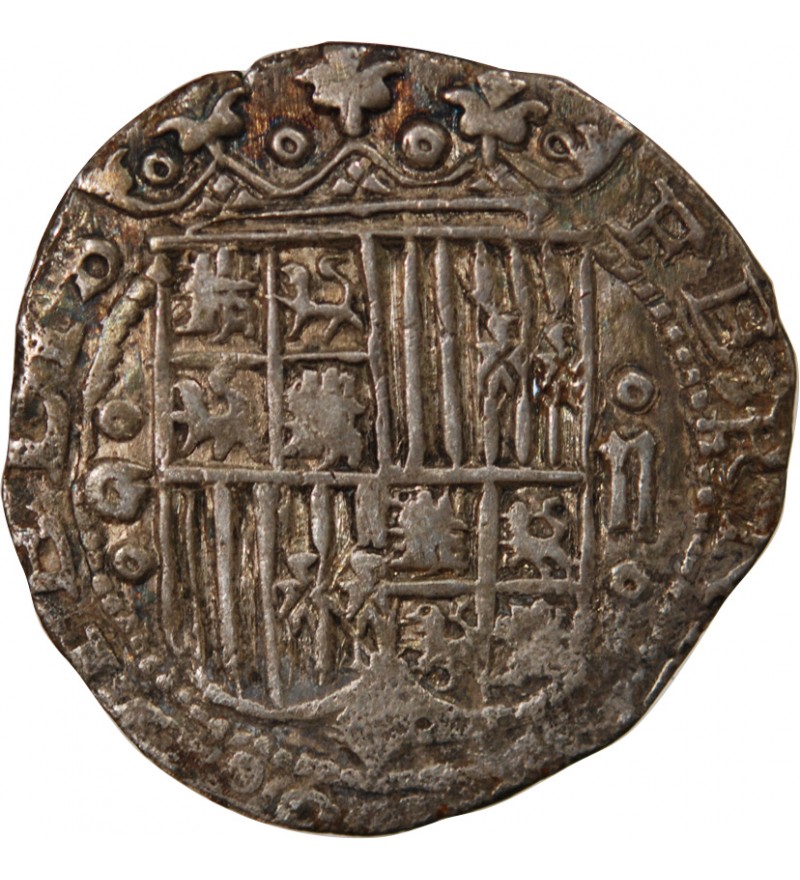 ESPAGNE, FERDINAND II ET ISABELLE - 2 REALES ARGENT 1497 / 1566