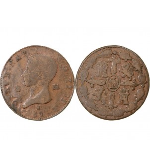 ESPAGNE, JOSEPH BONAPARTE - 8 MARAVEDIS 1813 2
