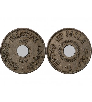 PALESTINE - 10 MILS 1937 2