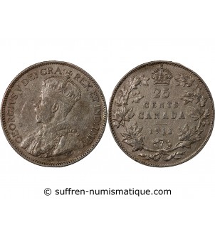 CANADA, GEORGES V - 50 CENTS 1918