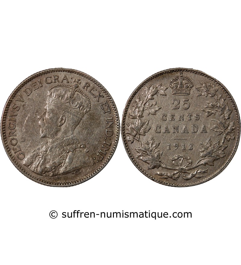 CANADA, GEORGES V - 50 CENTS 1918