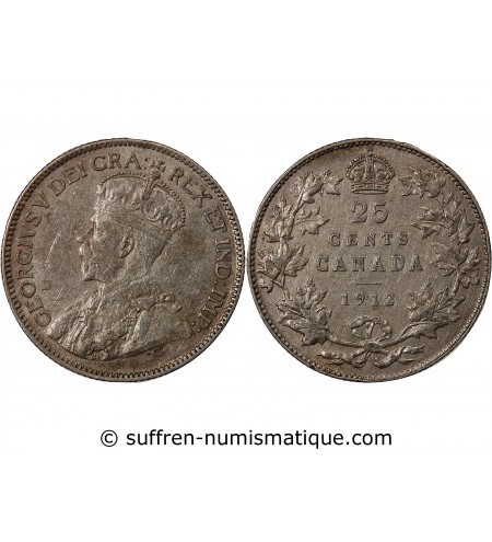 CANADA, GEORGES V - 50 CENTS 1918