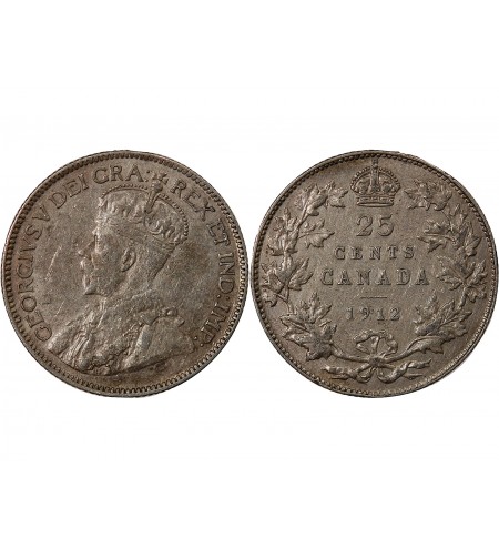 CANADA, GEORGES V - 50 CENTS 1918