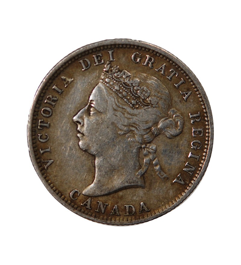 CANADA, VICTORIA - 25 CENTS ARGENT 1901