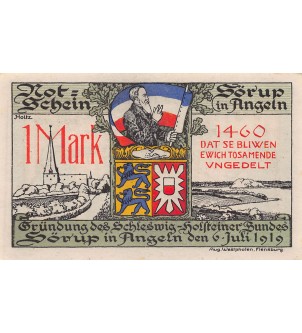 ALLEMAGNE, SÖRUP - 1 MARK 1919