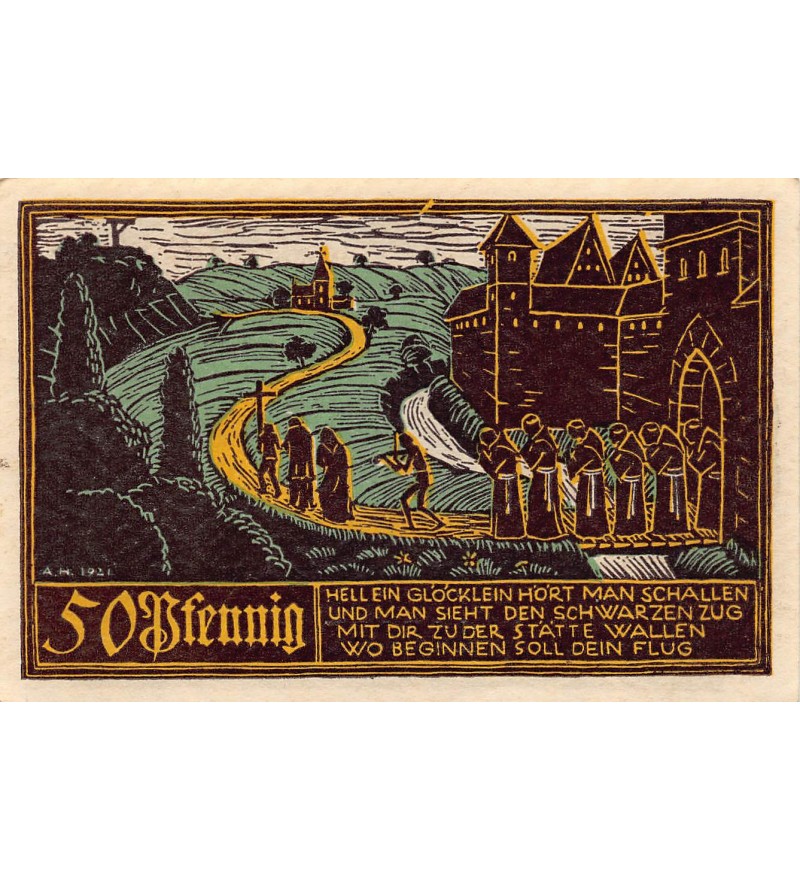 ALLEMAGNE,  Schwäbisch Gmünd - 50 PFENNIG 1921