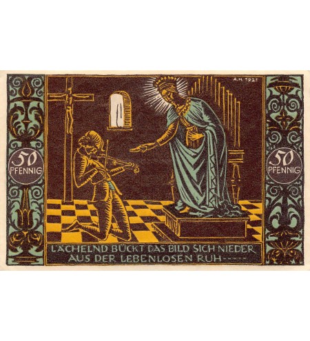 ALLEMAGNE,  Schwäbisch Gmünd - 50 PFENNIG 1921