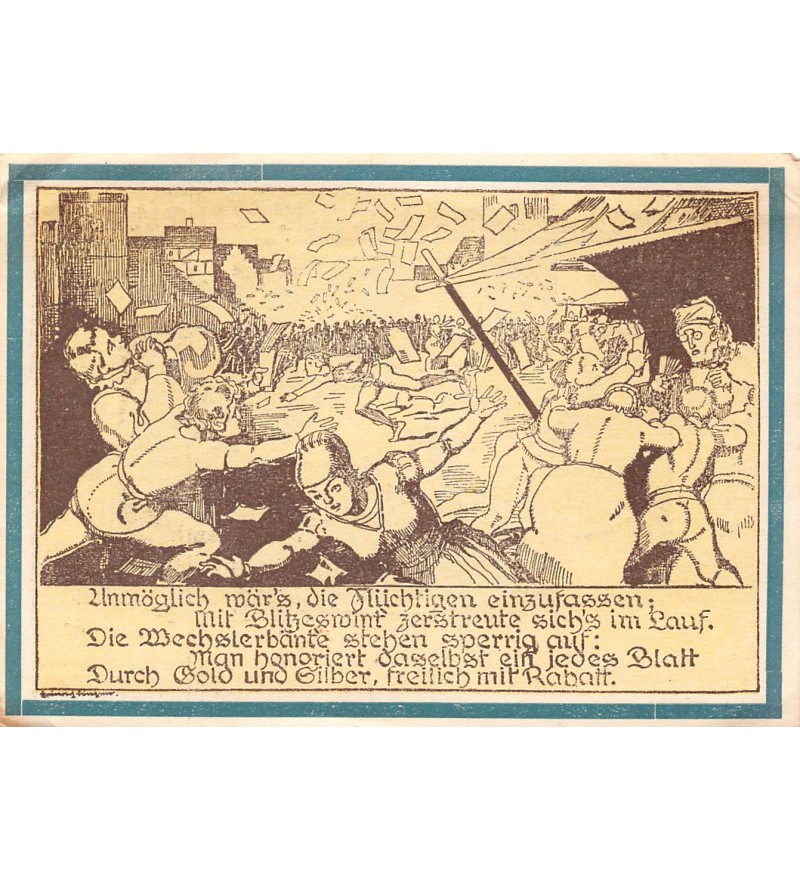 ALLEMAGNE, WEIMAR - 75 PFENNIG 1921