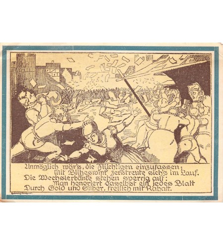 ALLEMAGNE, WEIMAR - 75 PFENNIG 1921