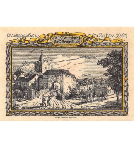 ALLEMAGNE, NAUMBOURG - 25 PFENNIG 1921