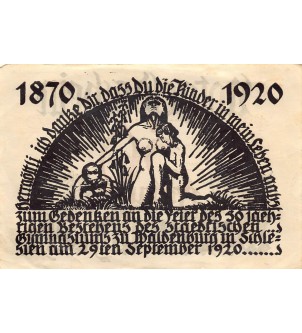 ALLEMAGNE, WALDENBURG - 50 PFENNIG 1920 2