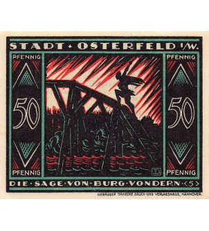 ALLEMAGNE, OSTERFELD - 50 PFENNIG 1921 2