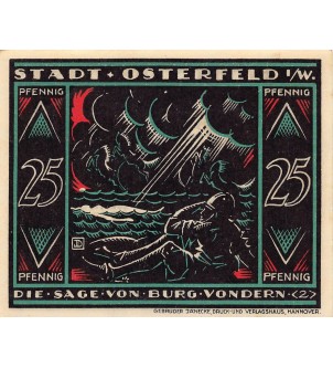 ALLEMAGNE, OSTERFELD - 25 PFENNIG 1921 2