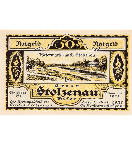 ALLEMAGNE, STOLZENAU - 50 PFENNIG 1921