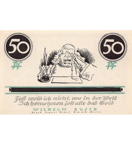 ALLEMAGNE, STOLZENAU - 50 PFENNIG 1921