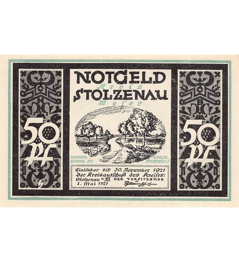 ALLEMAGNE, STOLZENAU - 50 PFENNIG 1921