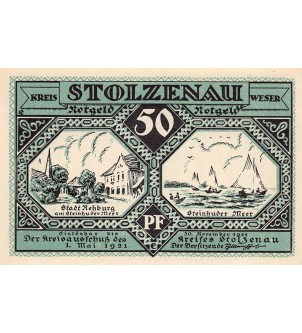 ALLEMAGNE, STOLZENAU - 50 PFENNIG 1921