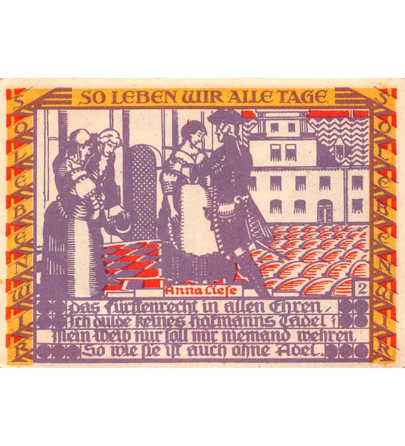 ALLEMAGNE, DESSAU - 50 PFENNIG 1921
