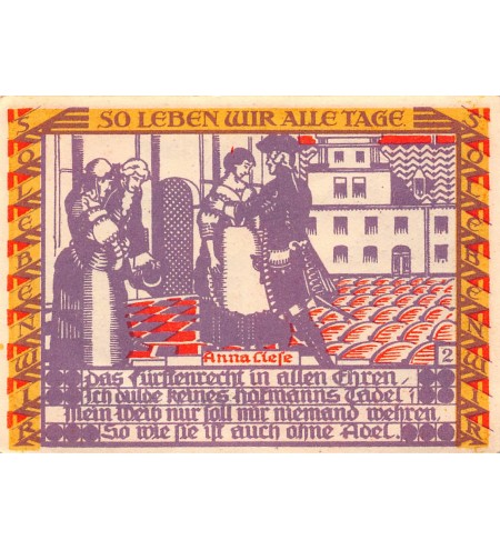 ALLEMAGNE, DESSAU - 50 PFENNIG 1921