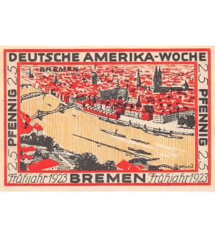 ALLEMAGNE, BREME - 25 PFENNIG 1923 2