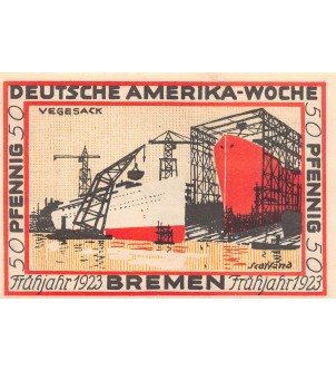 ALLEMAGNE, BREME - 50 PFENNIG 1923 2