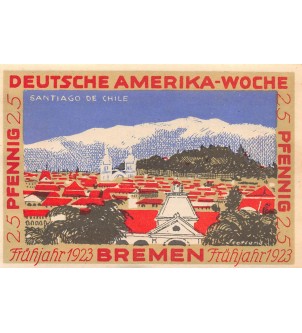ALLEMAGNE, BREME - 25 PFENNIG 1923