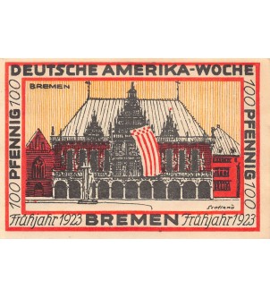 ALLEMAGNE, BREME - 100 PFENNIG 1923 2