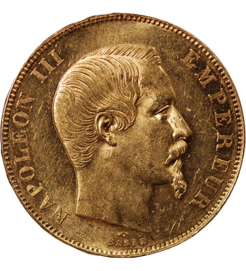 NAPOLEON III ﻿- 50 FRANCS OR 1857 A PARIS﻿
