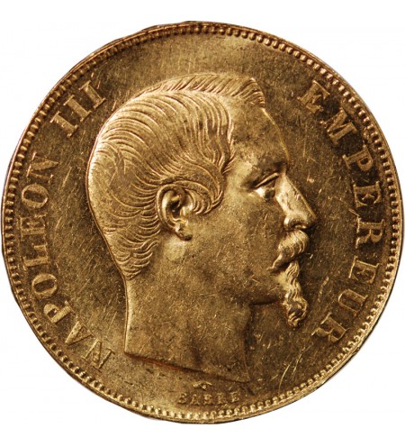 NAPOLEON III ﻿- 50 FRANCS OR 1857 A PARIS﻿