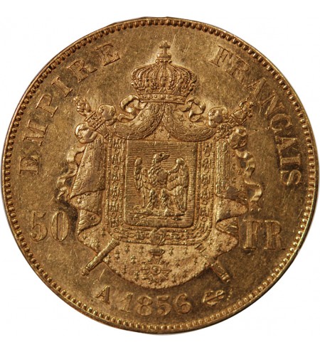 NAPOLEON III ﻿ - 50 FRANCS OR 1856 A PARIS﻿