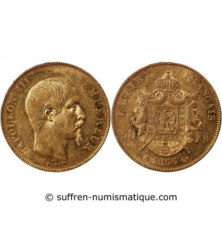 NAPOLEON III ﻿ - 50 FRANCS OR 1856 A PARIS﻿