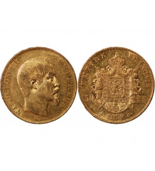 NAPOLEON III ﻿ - 50 FRANCS OR 1859 A PARIS﻿ 2