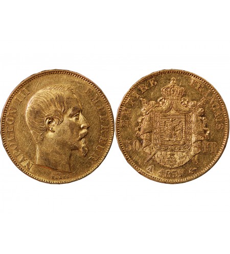 NAPOLEON III ﻿ - 50 FRANCS OR 1859 A PARIS﻿