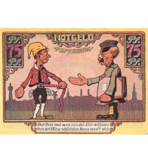 ALLEMAGNE, PAPENBURG - 75 PFENNIG 1921 2