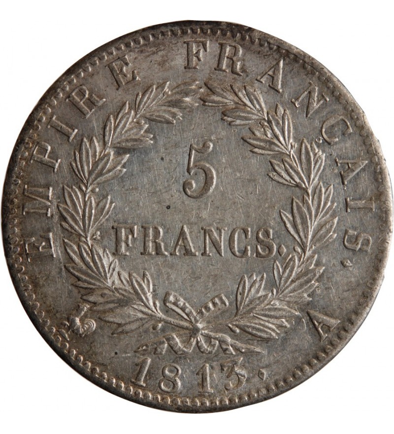 France 5 Francs Napoléon I  1813 A Paris