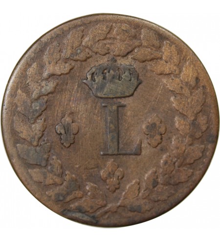 SIEGE DE STRASBOURG, LOUIS XVIII - DECIME 1815. BB