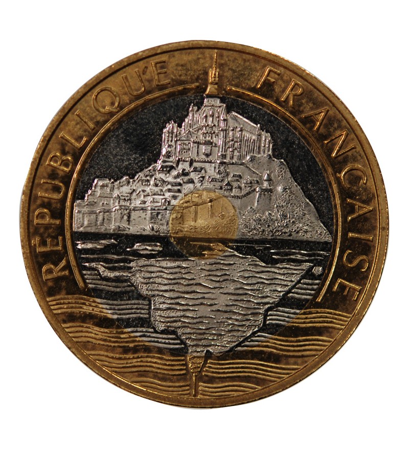 MONT SAINT MICHEL - 20 FRANCS OR 1996 "Frappe BE"